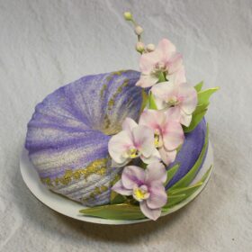 торт с орхидеями